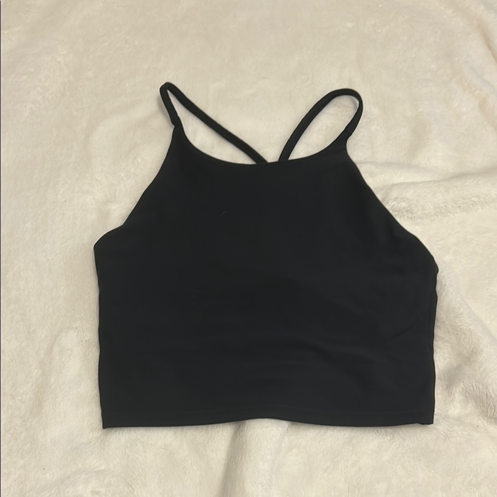 Old Navy Black Strappy Tank/sports bra